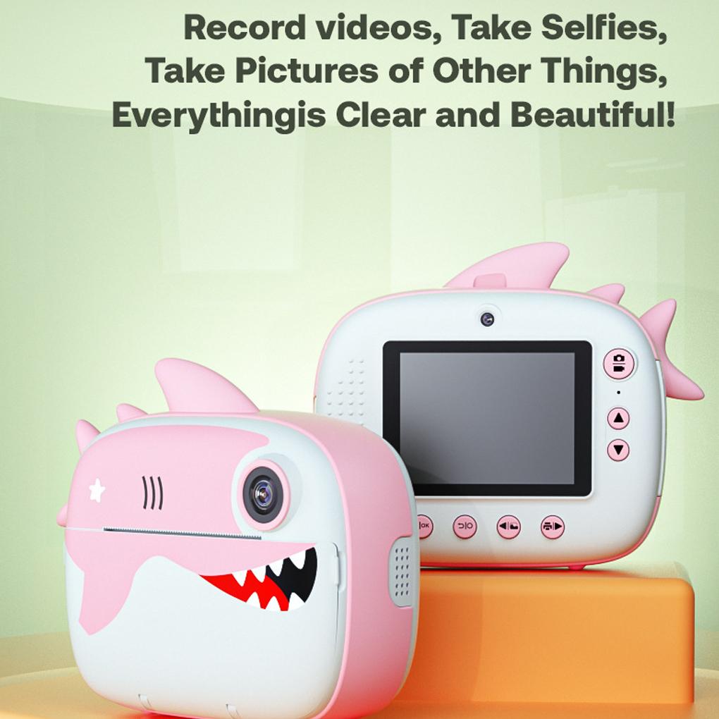 Детская мини-камера с мультяшными игрушками-акулами для девочек и мальчиков — фото 5