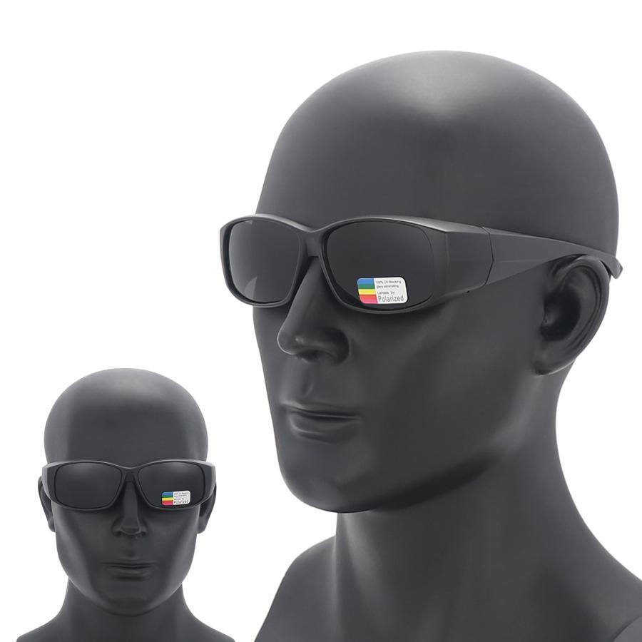 Outdoor polarized sports glasses can be worn over prescription glasses, suitable for drivers, fishing, and sun protection polarized sunglasses
