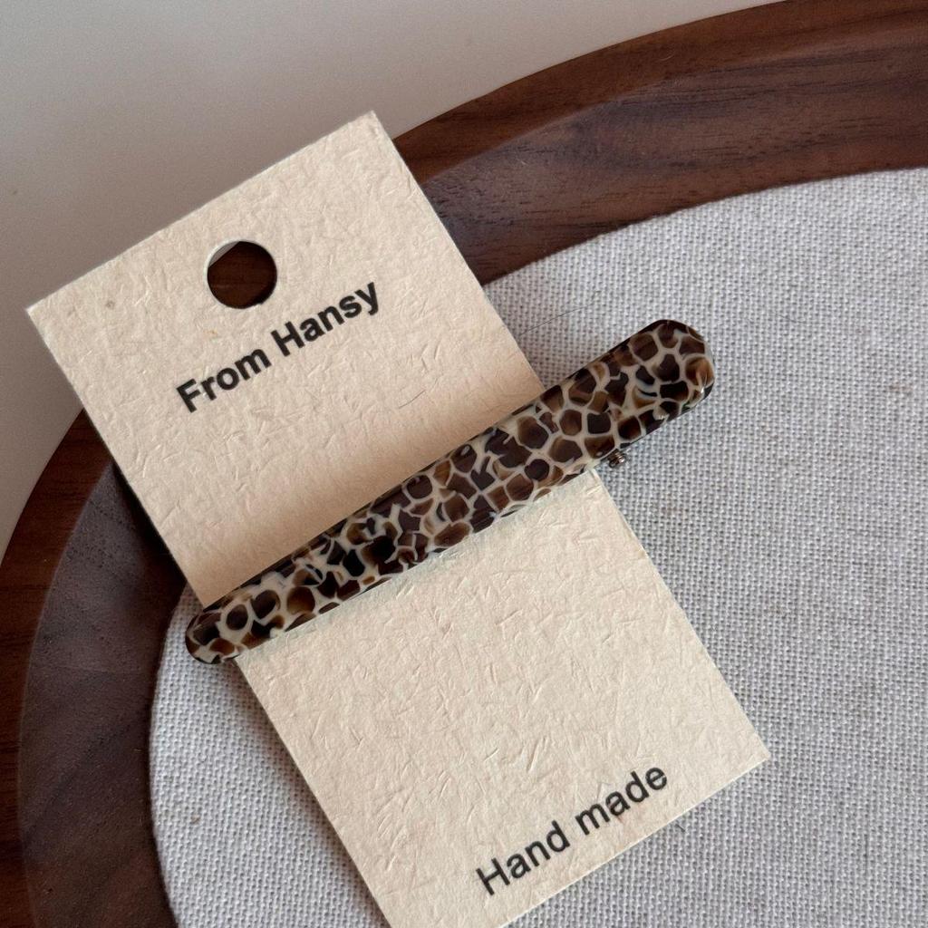 Exquisite Acetate High-End Hair Clip for Flyaways and Bangs