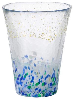 ADERIA Tsugaru Vidro Meer und Himmel Hergestellt in Geschenkbox Geschenk für Geschenk Schaumbildendes Glas, Design, 305ml, Japan, Enthalten. Highball, Bier, Sake, Becher,
