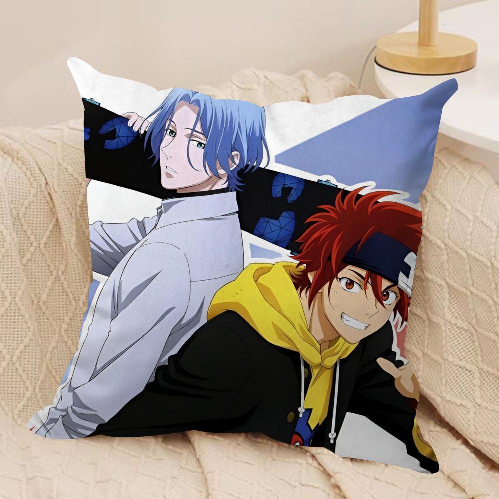 Anime SSK8 the Infinity Cushion Cover Soft Plush Fabric DoubleSided Printed Sofa Cushion Cover for All Seasons Home Decor Gift