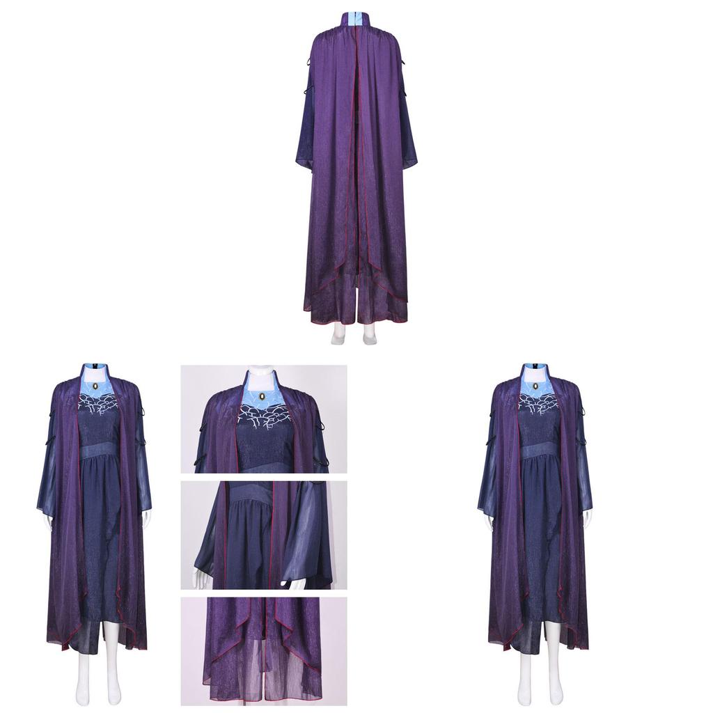 Wandavision Agatha Harkness Cosplay Kostüm Aus Polyesterstoff Für Anime-Fans