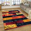 Tappeto Mandala Trama Floreale Colorata VIKAMA, Tappeto Antiscivolo per Soggiorno, Camera da Letto, Divano, Decorazione Casa, Zerbino