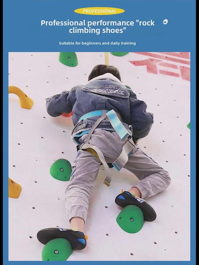 Atmungsaktive, rutschfeste Indoor-Kletterschuhe für Kinder für Anfänger