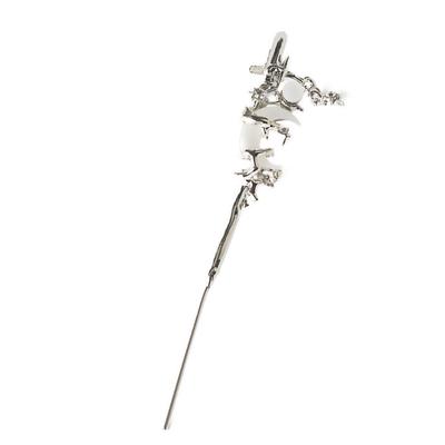 Delicate Star and Moon Earrings Ear Cuff Detailed Craftsmanship Alloy Texture Ear Pin Present for Fashion Enthusiasts
