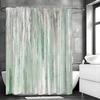 Watercolor Flowing Strokes Shower Curtain, Bathroom Decorative Shower Curtain, Waterproof Shower Curtain with Hooks