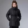 Winter new cotton-padded clothes, stand-up collar belt, thin women's loose and versatile cotton-padded jackets, fashionable cotton-padded clothes, wom