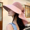 2025 Women's Open-Top Visor Hat: Large Brim UV Protection for Outdoor Spring