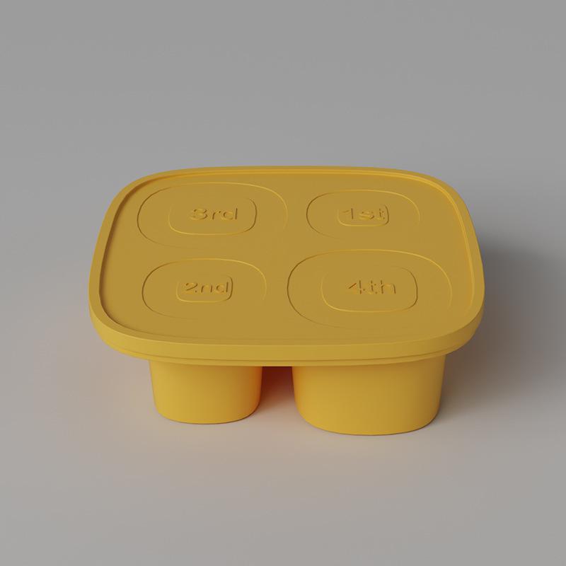 Silicone Ice Tray Box Auxiliary Food Mold Silicone Ice Tray Easy Demolding Ice Tray Mold Ice Tray Large Ice Cube Mold