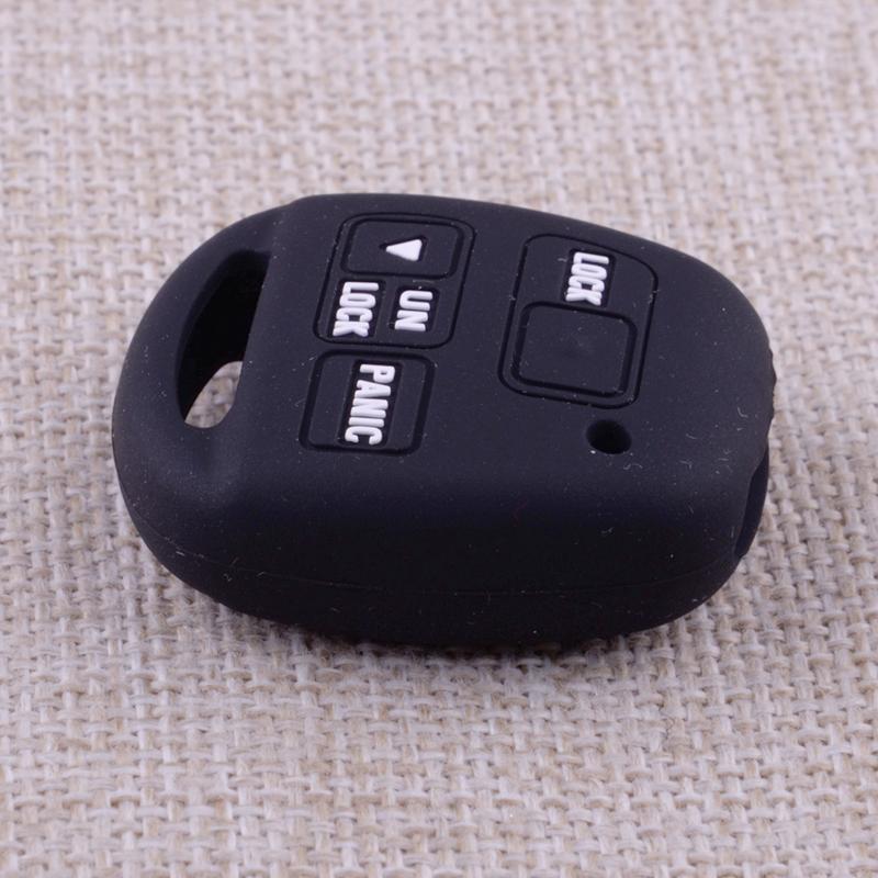 NEW Remote Key Fob Cover Case Protector Fit for Lexus GX470 LX470 RX300 ES300 LX400 Toyota Land FJ Cruiser Black White Silicone