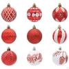 24 Christmas Baubles, Decorative Balls, Pendants, Ornaments, Versatile, Easy to Assemble, for Gifts,