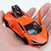 ABAY1 1:43 scale replica of the SVJ pullback alloy car model, children's toy, die-cast metal, pullback function.
