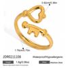 Titanium Steel Zirconium Ring - Luxurious and High-end Jewelry Finger Ring Made of Stainless Steel
