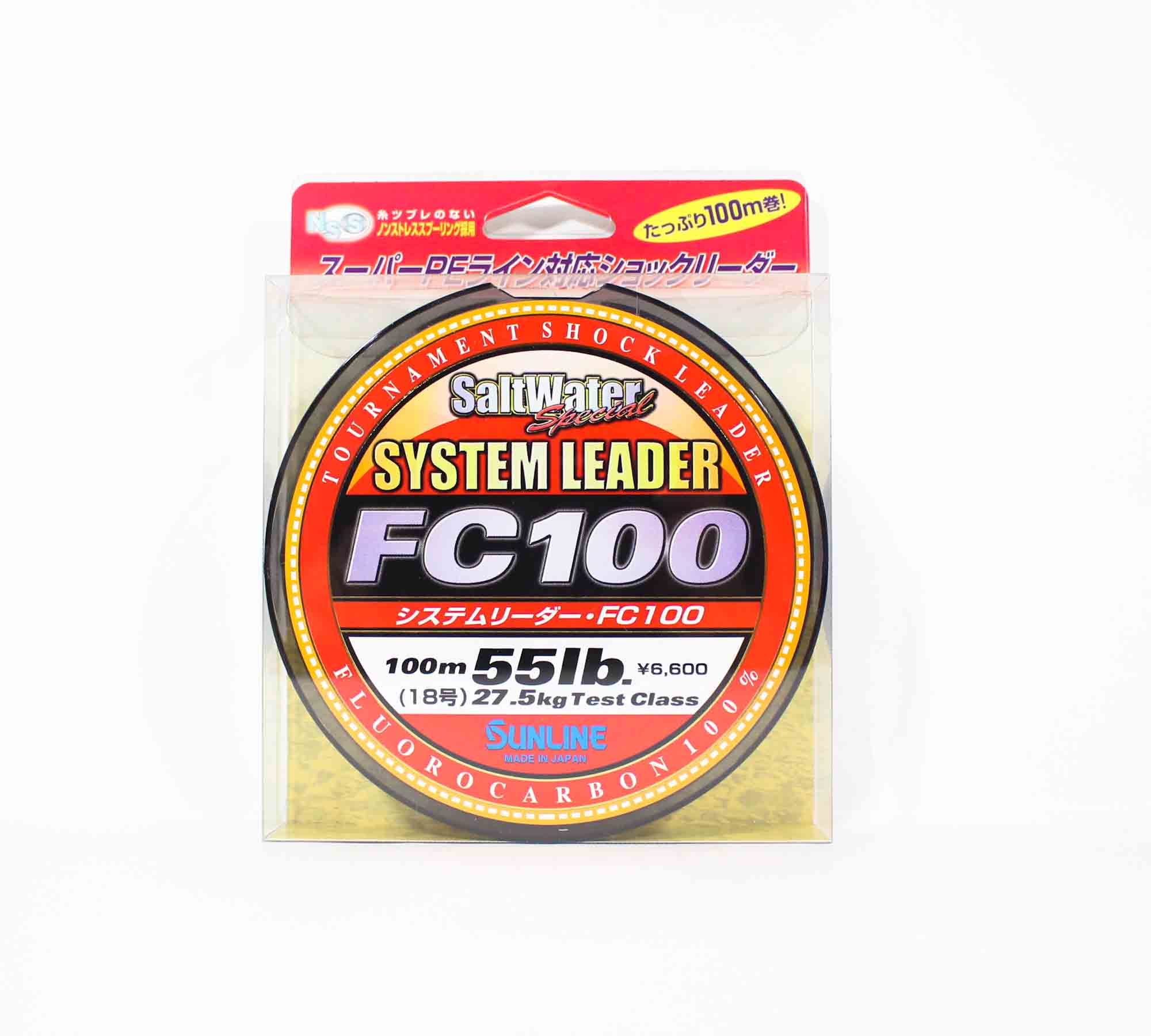 

Sunline Fluorocarbon Leader System 100 Shock Leader 100 м 55 фунтов (1888)
