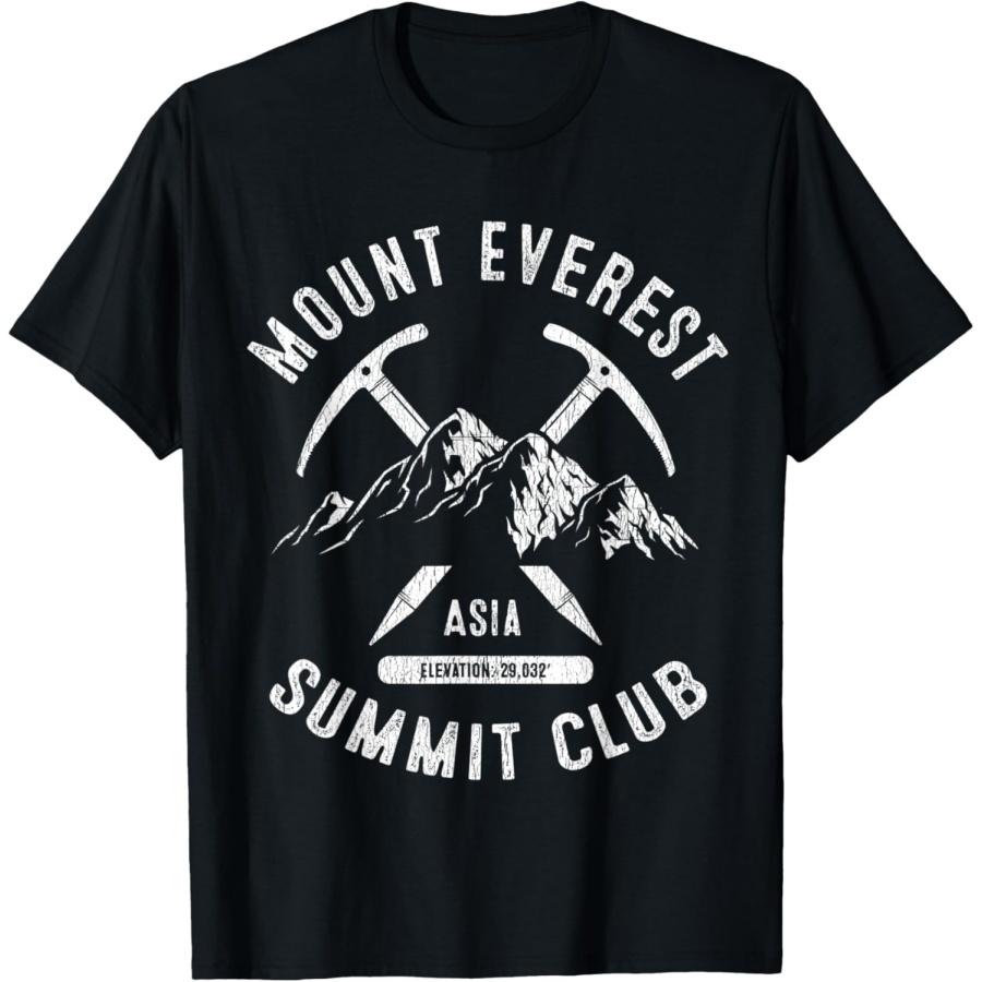 

Mount Everest Summit Club I Climbed Mount Everest Himalayan T-Shirt XXXXXL чорний