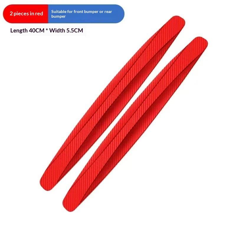 2Pcs Car Bumper Protector Strip Guard Corner Protection Strips Scratch Protector Crash Anti Collision Auto Accessories