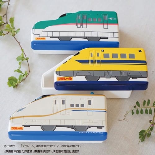 Skater Die-Cut Lunch Box, 300ml, Single Tier, for Kids, Kindergarten, Nursery School, Plarail, Doctor Yellow, Boys, LBD2-A