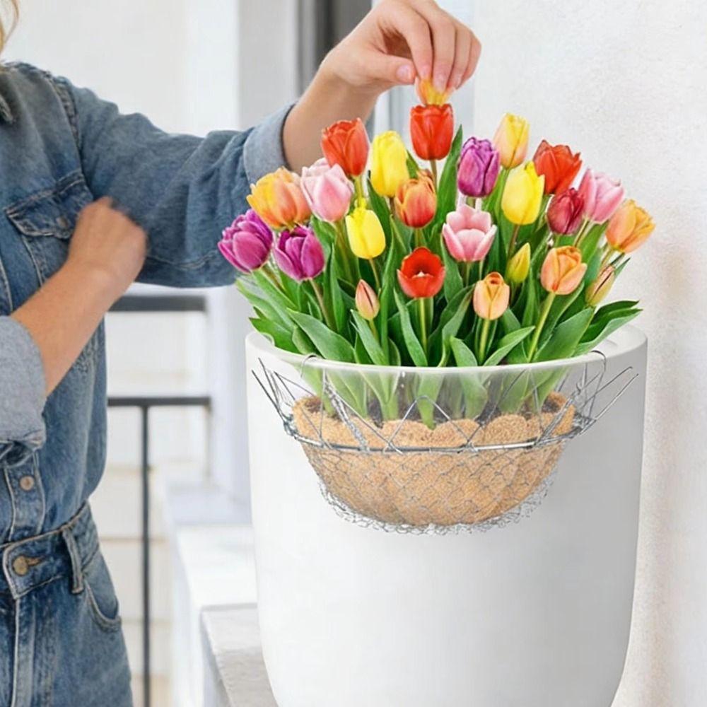 Stainless Steel Planter Insert Pad Rustproof Plant Pot Riser Practical Planter Inserts  Balcony