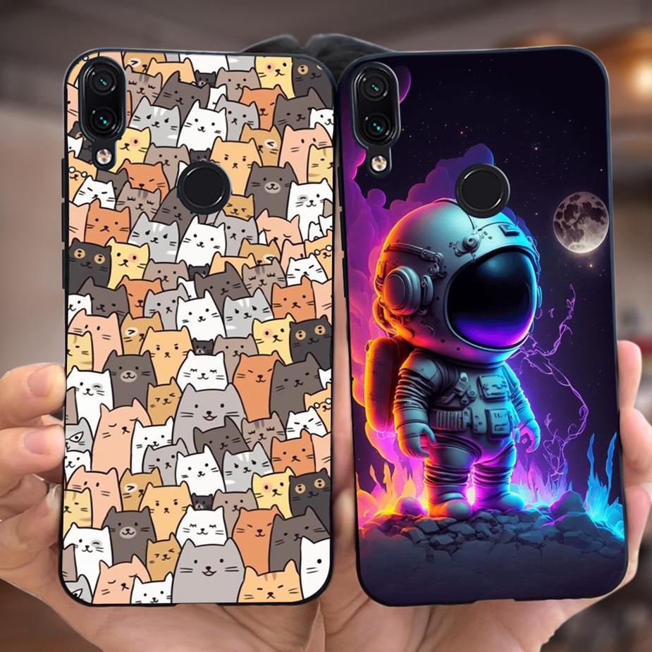 For Xiaomi Redmi Note 7 Case Note7 Pro Cute Cartoon Painted Phone Case For Xiaomi Redmi Note 7 Pro Redmi7 Back Cover Soft Bumper