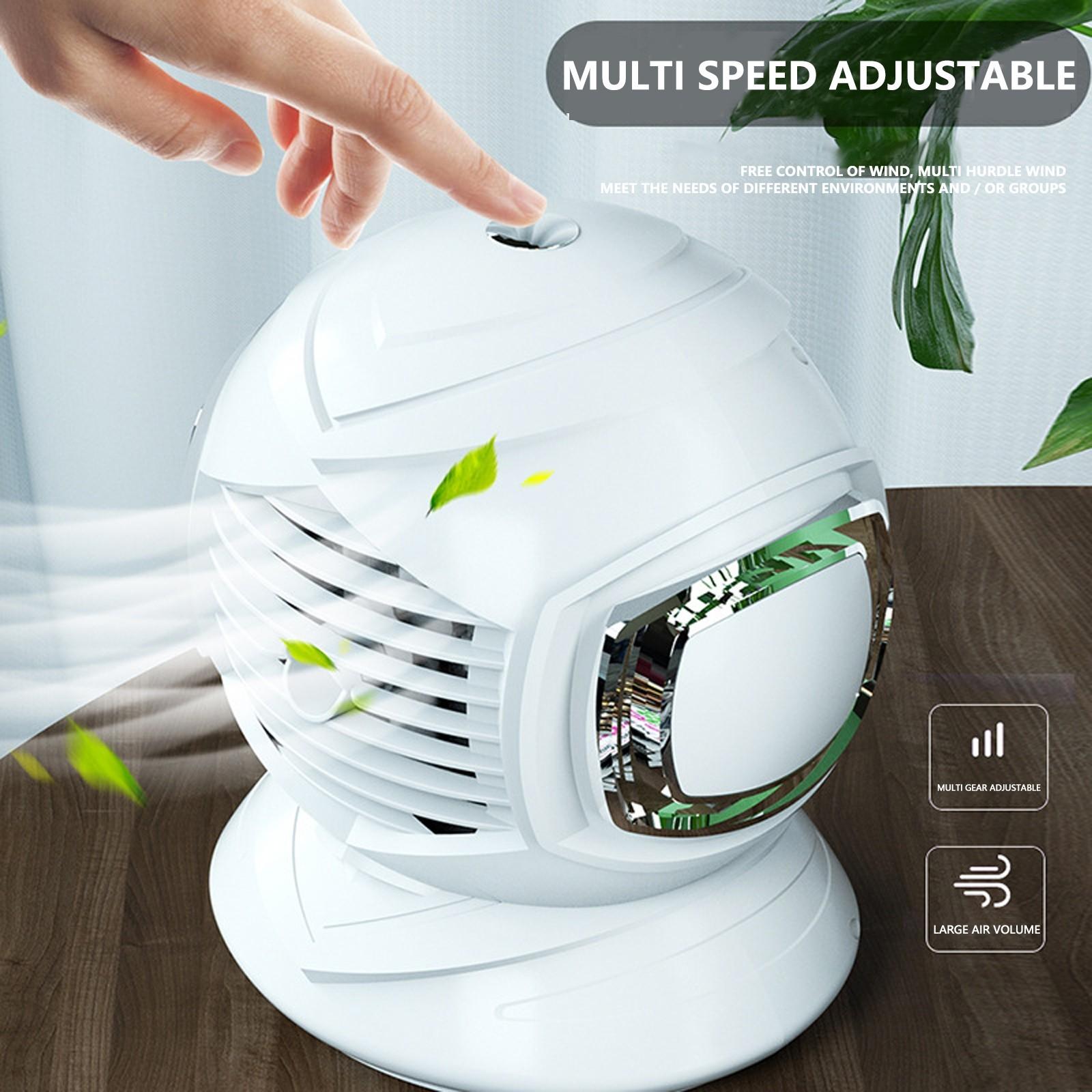 

Портативный Водяной Вентилятор Домашний Кондиционер USB Зарядка Охлаждающий Вентилятор белый