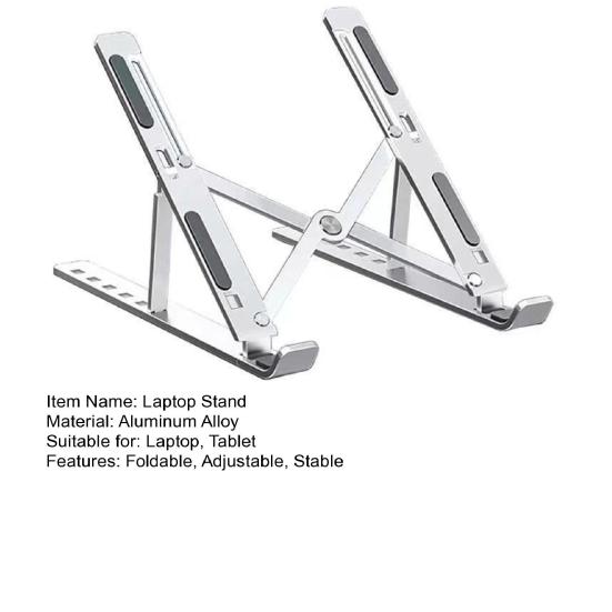 6 Gears Adjustable Triangle Stable Laptop Strong Load Bearing Tablet Stand Folding Desktop Stand Holder for
