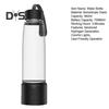 Hydrogen Water Bottle Generator 460ml Ion Membrane Electrolysis Tech 3 Min 2300+ PPB Hydro Water Cup Rechargeable Hydrogen Water Bottle Machine for