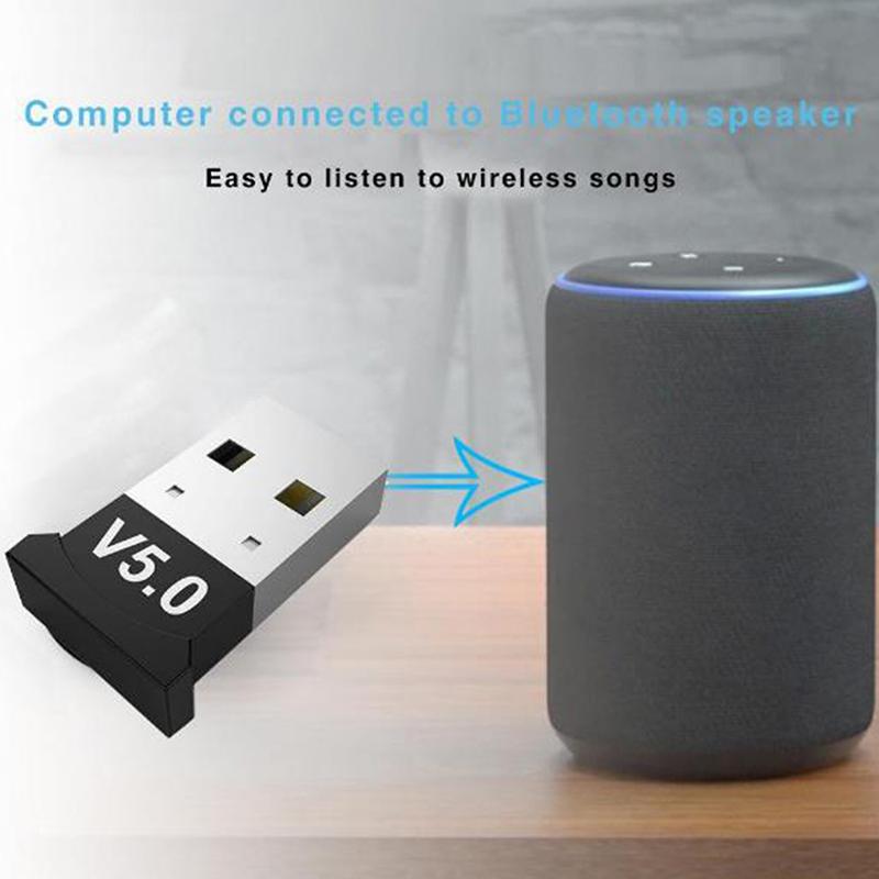 Usb Bluetooth 5.0 Wireless Dongle Adapter Adapter 5.0 Real Pc Receiver Stereo