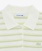 Lacoste Women'S Striped Sweater Polo Shirt Pf710E-56G Uyb
