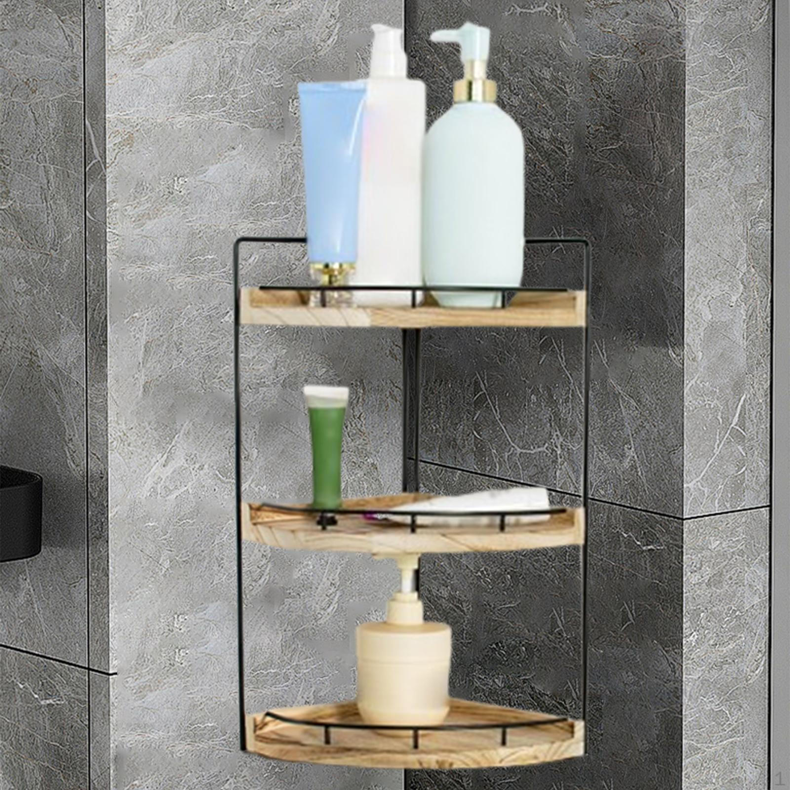 

Угловой органайзер для косметики на столешницу в ванную комнату three layer