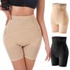 Women's Plus-Size Cross-Strap High-Waist Mesh Shapewear: Waist Cincher, Butt Lifter, Body Sculptor.
