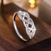 925 Sterling Silber Zirkon Ring für Frauen Mode Trend Verlobung Fingerring Hochzeit Schmuck Geschenke