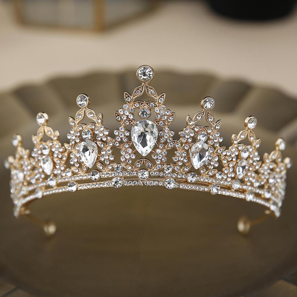 Strass-Tiara: Braut, 18. Geburtstag, Prinzessin & Kind Haarschmuck