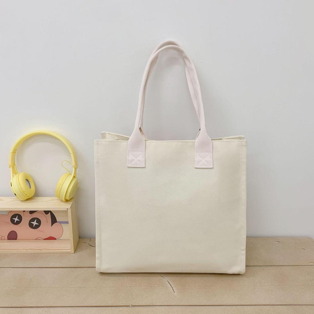 Student Tutoring Canvas Tote Bag - 2025 New Women's Large-Capacity Shoulder Bag for Commute & Versatile Use.