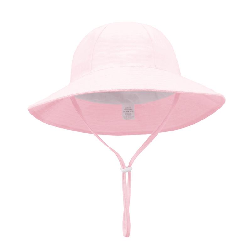 Adjustable Cotton Baby Fisherman Hat Sun Protection Breathable Cartoon Fruit Floral Print for 1-3 Years