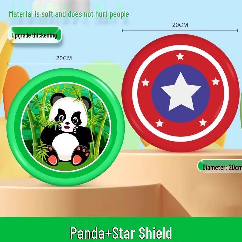 Kids' Soft Safety Frisbee for Outdoor Fun: Boomerang and Competitive Sport Toy for Parent-Child Interaction