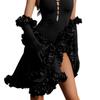 Wedding Gloves Proms Gloves Ruffle Long Gloves for Operas Women Lady Theme Proms Costume Accessories