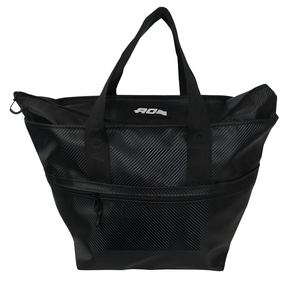 [Official 5-Year Warranty] AO Coolers Carbon Tote Bag, Black, Perfect for Fishing, Beach, Travel, and Picnics, Durable, 5-Year Warranty (Official