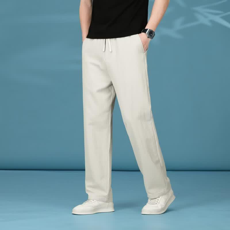 PLAYBOY Men s Linen Blend Lightweight Business Casual Pants L