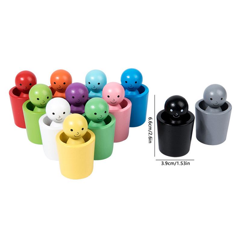 

Hot 1Set Color Sorting Cups Sorting Sensory Toys, Color Sorting Toys, Matching Games