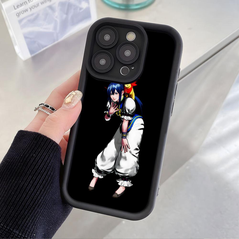 Fatal Fury Hotaru Futaba Handyhülle für iPhone 17 16 15 14 13 12 11 Air Pro Max Plus Verdicktes TPU Bunte Hülle Hübsche Hülle