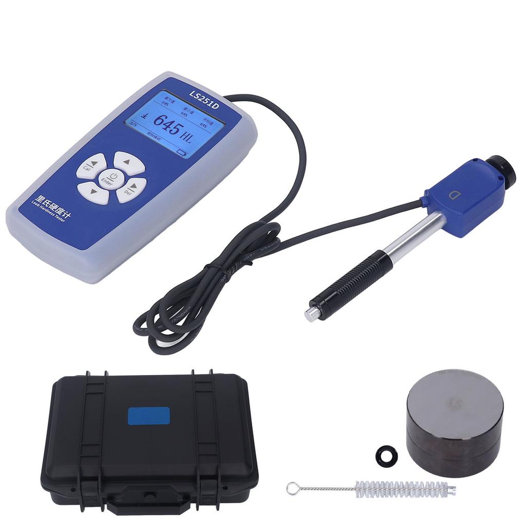 Split Hardness Tester Kit LCD Display HL HV HB HS HRA HRB HRC Handheld Hardness Detector