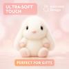 Cute Furry Rabbit Keychain Key Rings Holder Decorations Bag Pendants Lovely Gift Accessories
