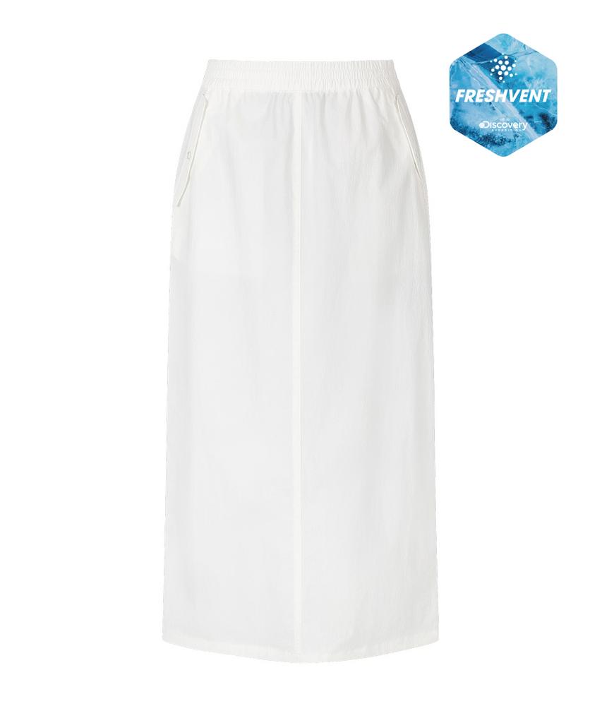 DISCOVERY EXPEDITION Women'S Freshvent Lightweight Woven Training Skirt (White)