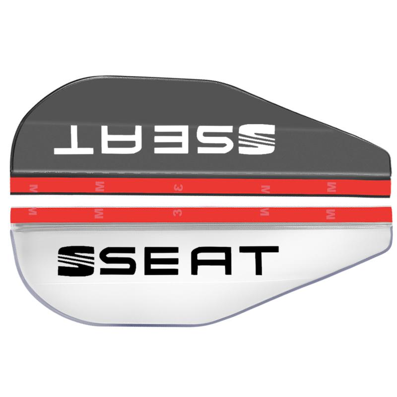 2Pcs Car Rear View Side Mirror Rain Board Eyebrow Sticker For Seat Leon St FR CUPRA Leon MK3 MK2 Mk1 Hatchback 5f Ibiza 3 6J 6L FR Ateca Arona