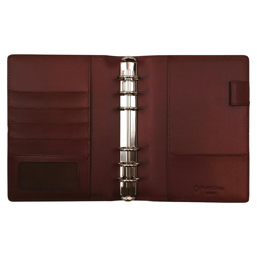 Compact size original binder ring diameter 25mm System notebook 61204 [Burgundy]