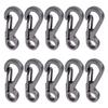 10Pcs EDC Survival Climbing SF Spring Backpack Clasps Keychain Mini Carabiner Paracord Gear Hooks Key Chain Camping Tools