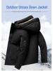 Men's Winter Waterproof Down Jacket: Fashionable, Lightweight, Luxury Outdoor Workwear for Mountaineering & Casual Wear