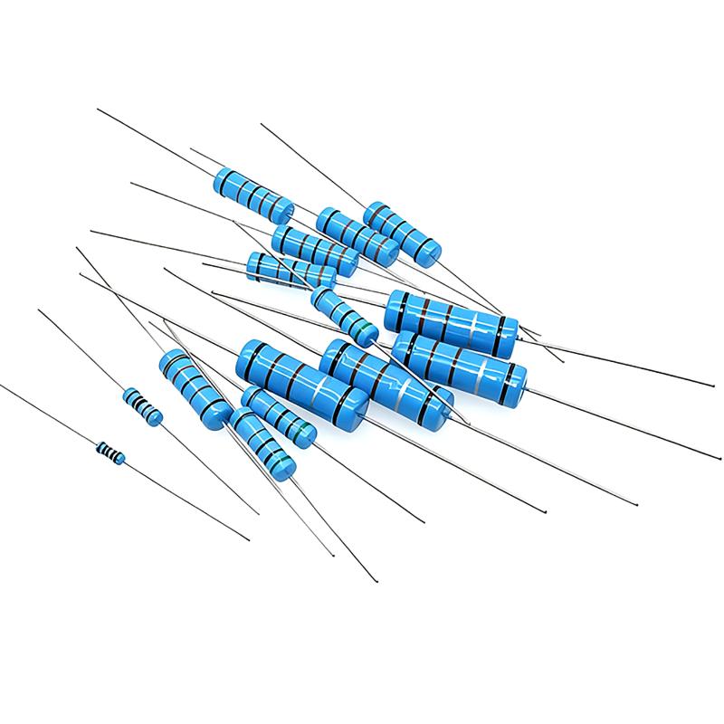 2W 1% Low Error Metal Film Resistor Assortment 20Pcs 1R-10M for PCB Design and Prototype Production