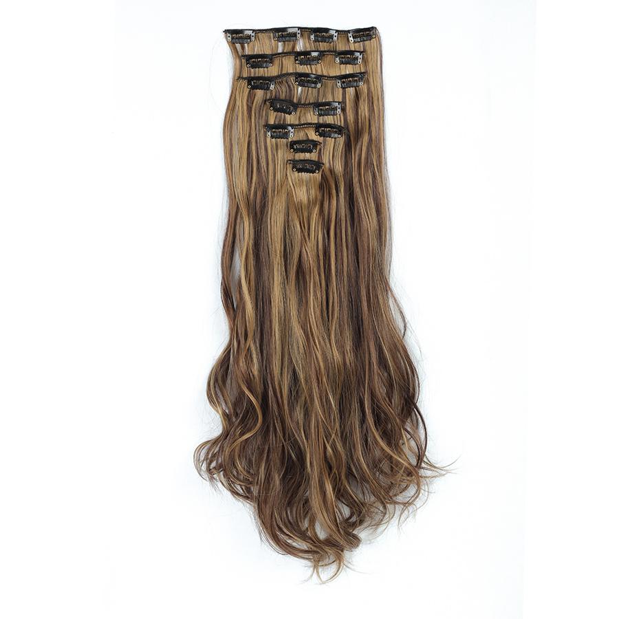 MERISIHAIR 6 Pieces/set of 24 Inch Wig Curly Hair 16 Hairpins, Wig Styling, Hairpin Synthetic Hairpin, Heat-resistant