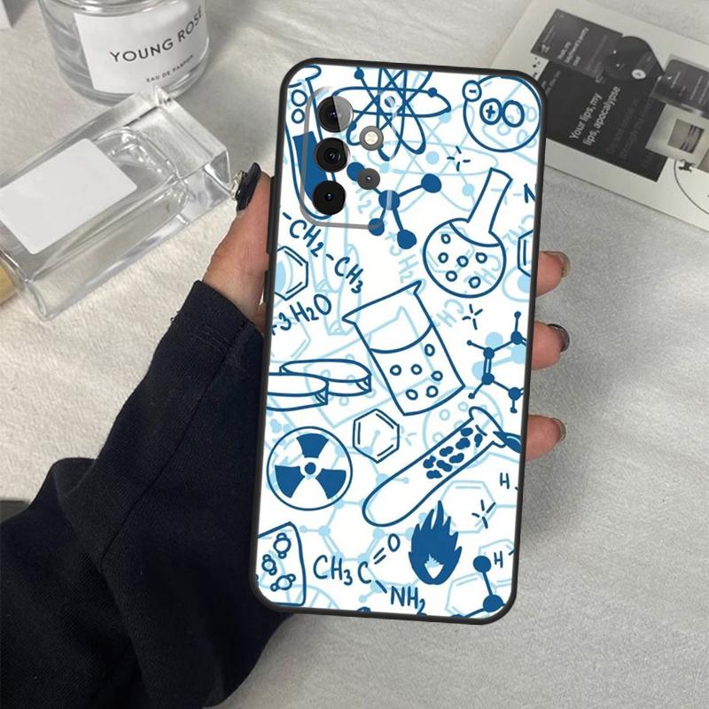 Vintage Chemistry Laboratory Case For Samsung Galaxy A06 A16 A26 A36 A56 A53 A32 A52 A33 A13 A55 A35 A15 A14 A34 A54 A17